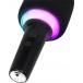 Microphone Enceinte Bluetooth® Party MIC 15W Karaoké avec effets lumineux Noir