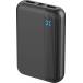 Powerbank 10000mAh 3 ports USB 2A+C 20W PD/QC Noir