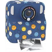 Appareil photo instantan&eacute; Imprimante thermique Pixiprint Smiley World Click & Print Bleu