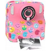 Appareil photo instantan&eacute; Imprimante thermique Pixiprint Smiley World Click & Print Rose