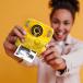 Appareil photo instantan&eacute; Imprimante thermique Pixiprint Smiley World Click & Print Jaune