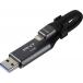 Clé OTG USB 3.0 64GB USB A & Lightning Noire PNY