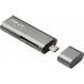 Lecteur de cartes mémoire USB C 3.1 Gris