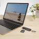 Lecteur de cartes mémoire USB C 3.1 Gris