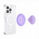 Support PopGrip Premium MagSafe Stand et Selfie Translucide Lavender