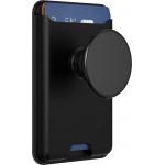 Card Holder PopWallet Magnetic Stand and Selfie Black