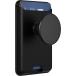 Porte carte PopWallet Magnétique Stand et Selfie Noir