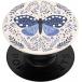 SmartphoneMount PopGrip Adhesive Stand and Selfie Boho Butterfly Black