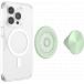 Support PopGrip Premium MagSafe Stand et Selfie Aluminium Honeydew