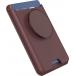 Porte carte PopWallet Aluminium Magnétique Stand et Selfie Oxblood