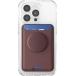 Porte carte PopWallet Aluminium Magnétique Stand et Selfie Oxblood