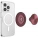 Support PopGrip Aluminium Magnétique Stand et Selfie Radial Oxblood