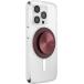 Support PopGrip Aluminium Magnétique Stand et Selfie Radial Oxblood