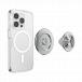 Support PopGrip Premium MagSafe Stand et Selfie Rippler Chrome