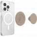 Support PopGrip MagSafe Stand et Selfie Uniform SoftTouch Latte