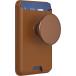 Porte carte PopWallet Magnétique Stand et Selfie Cognac
