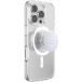 Support PopGrip Premium MagSafe Stand et Selfie Iridescent Iridescent Confetti white