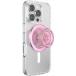 Support PopGrip Premium MagSafe Stand et Selfie Iridescent Iridescent Blush Pink