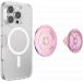 Support PopGrip Premium MagSafe Stand et Selfie Iridescent Iridescent Blush Pink