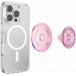 Support PopGrip Premium MagSafe Stand et Selfie Iridescent Iridescent Blush Pink