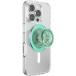 Support PopGrip Premium MagSafe Stand et Selfie Iridescent Iridescent Turquoise