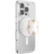 Support PopGrip Premium Enamel MagSafe Stand et Selfie Clover Rose Gold