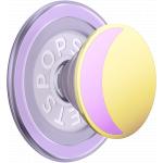 Support PopGrip Premium MagSafe Stand et Selfie Enamel Waxing Moon Lilac