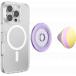 Support PopGrip Premium Enamel MagSafe Stand et Selfie Waxing Moon Lilac