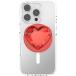 SmartphoneMount PopGrip Premium MagSafe Stand and Selfie Dichroic Heart Rosso