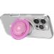 Support PopGrip Kick-Out Premium MagSafe Stand et Selfie Translucide Baby Pink