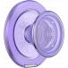 Support PopGrip Kick-Out Premium MagSafe Stand et Selfie Translucide Dusty Purple