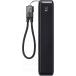 Powerbank Rapid 20000mAh 2 ports USB C+A 22.5W PD/QC C&acirc;ble int&eacute;gr&eacute; Noir