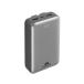 Powerbank Turbo 20000mAh 2 ports USB A+C 30W QC/PD C&acirc;ble int&eacute;gr&eacute; Gris