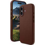 Coque MagSafe iPhone 16 Roskilde Cuir Dark Tan - Certifi&eacute; GRS