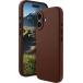 Coque MagSafe iPhone 16 Roskilde Cuir Dark Tan - Certifi&eacute; GRS