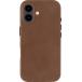 Coque MagSafe iPhone 16 Roskilde Cuir Dark Tan - Certifi&eacute; GRS