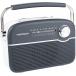 Radio Analogique Bluetooth® à recharge solaire DAB/DAB+/FM Grise