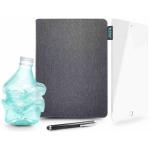 Pack 3 en 1 Portfolio iPad 7 10.2" (2019) GREENEE + Prot&egrave;ge-&eacute;cran + Stylet