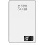 Powerbank sans fil MagSafe Slim Magnee 5000mAh 1 port USB C 15W Qi2 Stand retractable Blanc