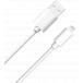 USB A to Lightning Cable 1m 2.4A White WOW