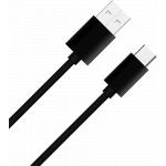 Câble USB A/USB C 2m 3A Noir WOW