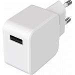 Chargeur USB A 2.1A FastCharge Blanc