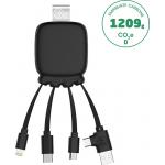 Powerbank 3000 mAh + Câble Multi GAMMA2 Biodégradable Noir Xoopar