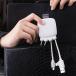 Powerbank 3000 mAh + C&acirc;ble Multi GAMMA2 Plastique recycl&eacute; Blanc Xoopar