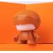 Enceinte Bluetooth® Mini XBOY Recycled 3W Lumineuse Déclencheur de selfie intégré Orange
