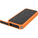 Power Bank + Panneau solaire portable 20000mAh 4 ports USB 2A+2C 35W + Lampe torche Noir